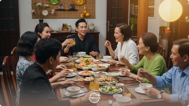 Bàn ăn gỗ hợp phong thủy theo mệnh