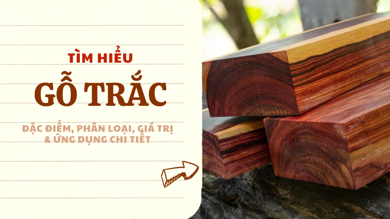 Gỗ Trắc: Đặc điểm, phân loại, giá trị & ứng dụng chi tiết từ A-Z