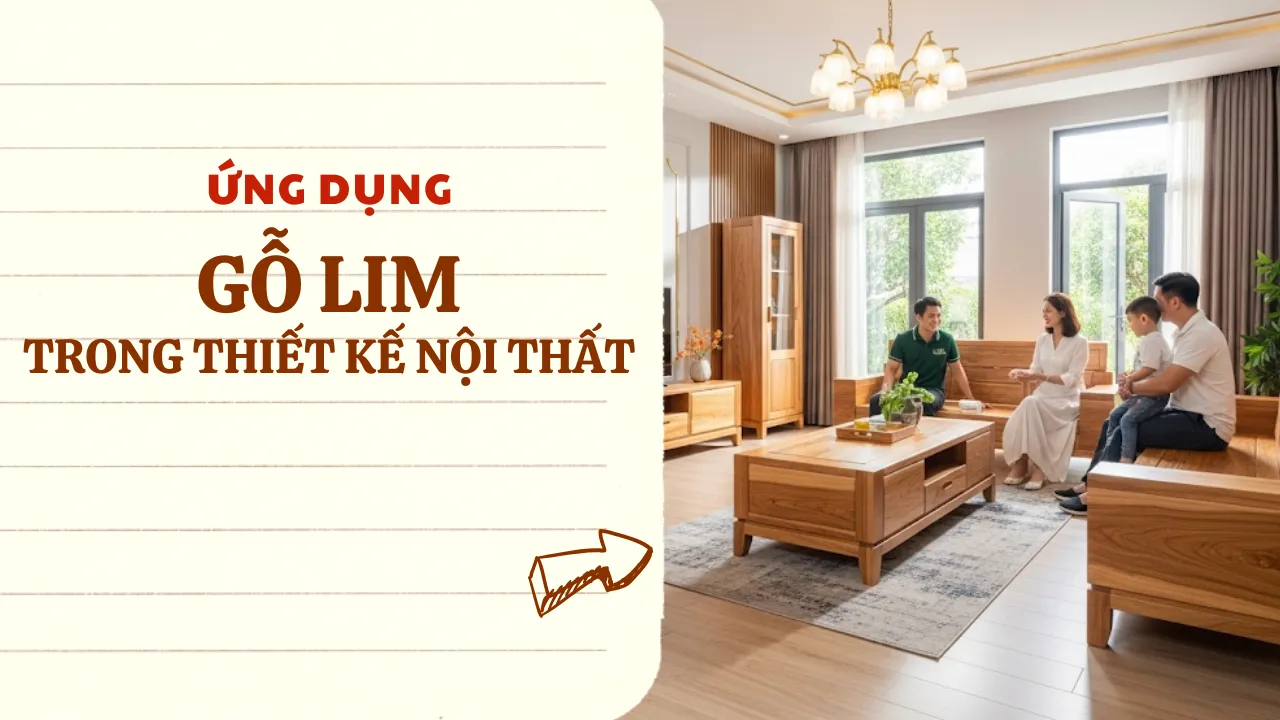 Ứng dụng gỗ Lim trong thiết kế nội thất: Đẳng cấp & bền đẹp cùng thời gian