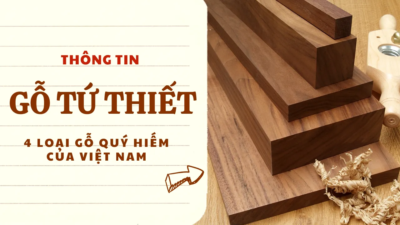 Tứ Thiết Mộc – Khám phá 4 loại gỗ quý hiếm của Việt Nam
