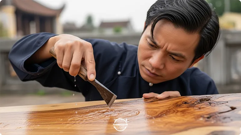 Cách kiểm tra gỗ Tứ Thiết