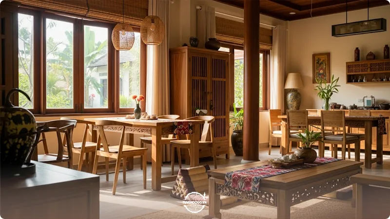 Nội thất gỗ Trắc cổ điển và đẳng cấp