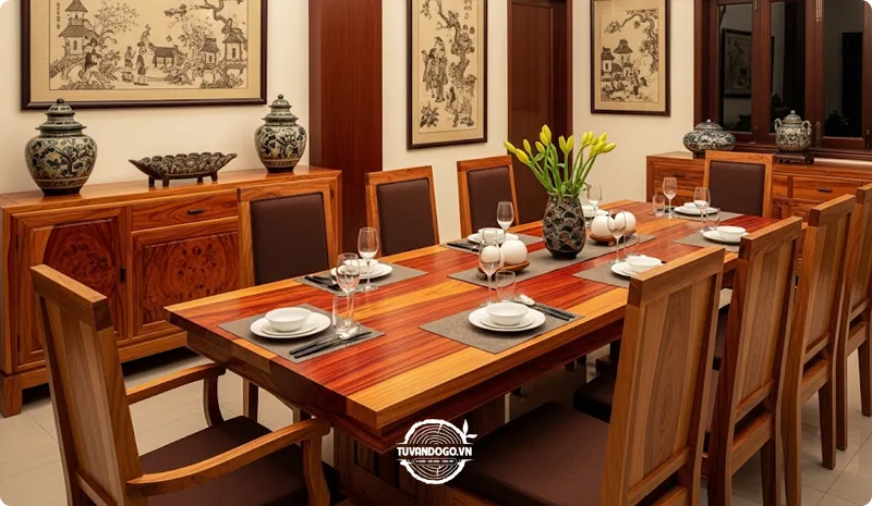 Ứng dụng gỗ Sến trong thiết kế nội thất cao cấp