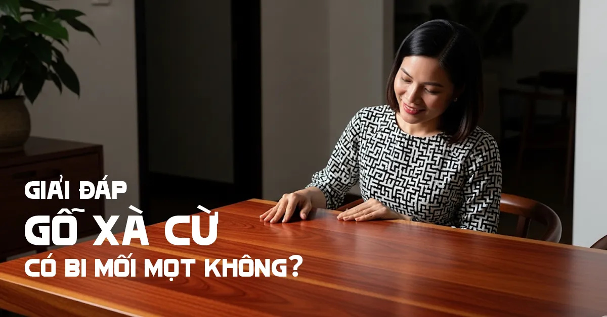 Gỗ xà cừ có bị mối mọt không? Phân tích chi tiết và cách phòng chống