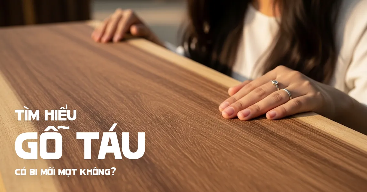 Gỗ Táu có bị mối mọt không? Giải pháp phòng chống hiệu quả