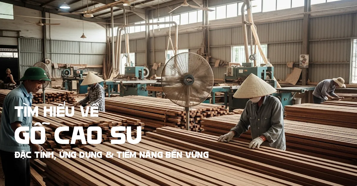 Gỗ Cao Su: Đặc tính, ứng dụng & tiềm năng bền vững trong đời sống