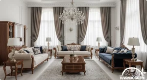 Phong cách thiết kế bàn ghế gỗ phòng khách: Từ hiện đại đến cổ điển sang trọng