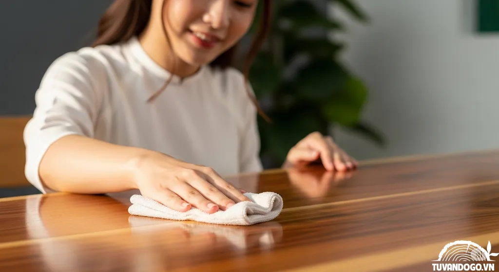 Mẹo bảo quản và vệ sinh bàn ghế gỗ tự nhiên