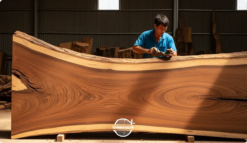 Khối gỗ Pơ Mu quý hiếm và giá trị cao