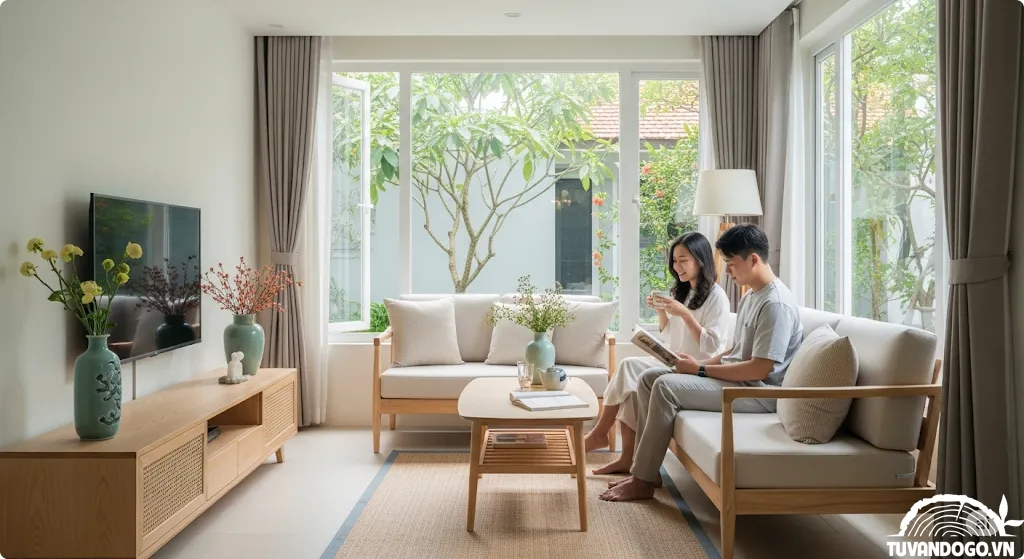 Các loại gỗ tự nhiên phổ biến dùng làm bàn ghế phòng khách: Ưu nhược điểm và cách lựa chọn