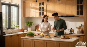 Các loại gỗ tự nhiên phổ biến làm tủ bếp: Ưu nhược điểm chi tiết và cách nhận biết chuẩn xác cho gia đình Việt